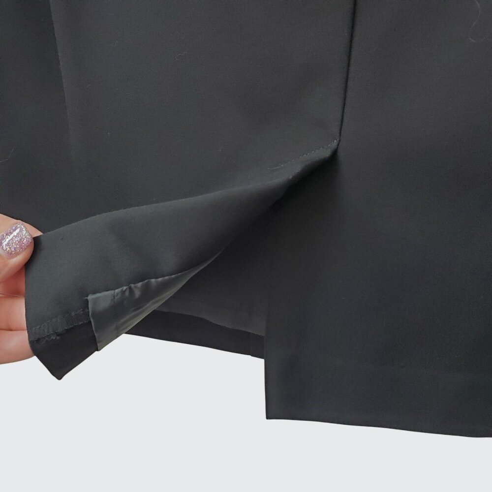 Worthington Womens Black Pencil Skirt Size 8 Polyester Blend Sleek Office Wear - Picture 6 of 7